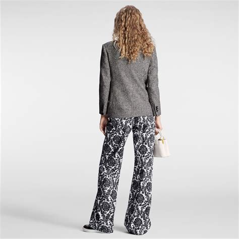 Sequin Flower Print Jeans 